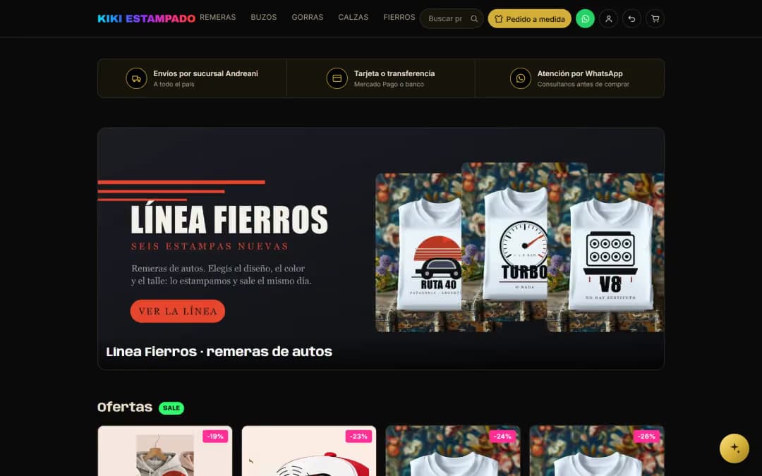 Kiki Estampado — E-commerce de indumentaria estampada con envíos a todo el país